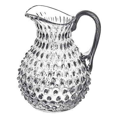 Кувшин 2л."Kvetna Полка Дот 16200" прозрачный, платиновый 78723 купить