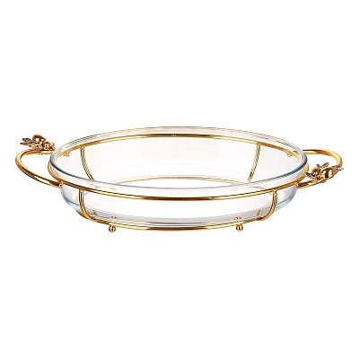  Блюдо для запекания 44 см стекло selena  grazia 50381 купить