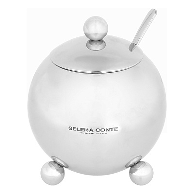  Сахарница с ложкой selena bagolino глянец  50591 купить