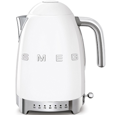 Чайник электрич. с регулируемой темп-ой 1,7л."Smeg" белый 56469 купить