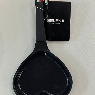  Сковорода сердечки черная 14 см selena amore 20141 купить