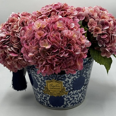 Ароматизированный букет 40см."Hydrangeas" розовый Côte Noire 85377 купить