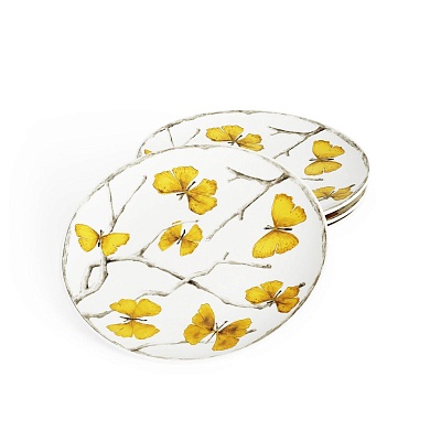 Набор тарелок Michael Aram "Butterfly Ginkgo", 4 шт, 15 см 76787 купить