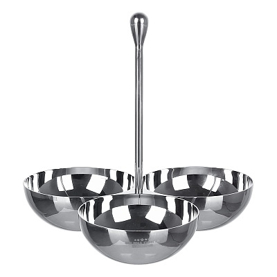 Менажница белая  selena стальная  51141 купить