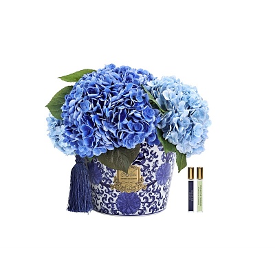 Ароматизированный букет 40см."Hydrangeas" синий Côte Noire 85378 купить